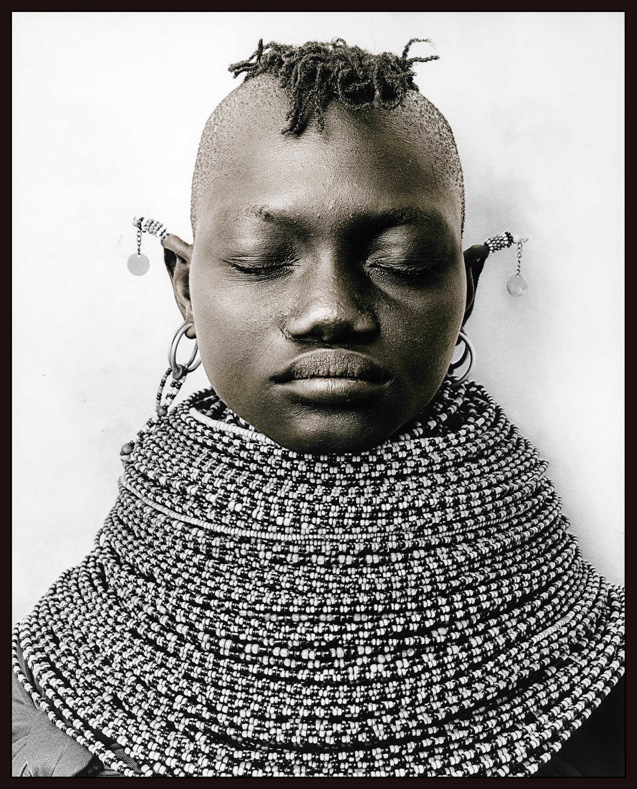 Jan C. Schlegel, Raila (Closed Eyes), Turkana tribe, Kenya, 2017