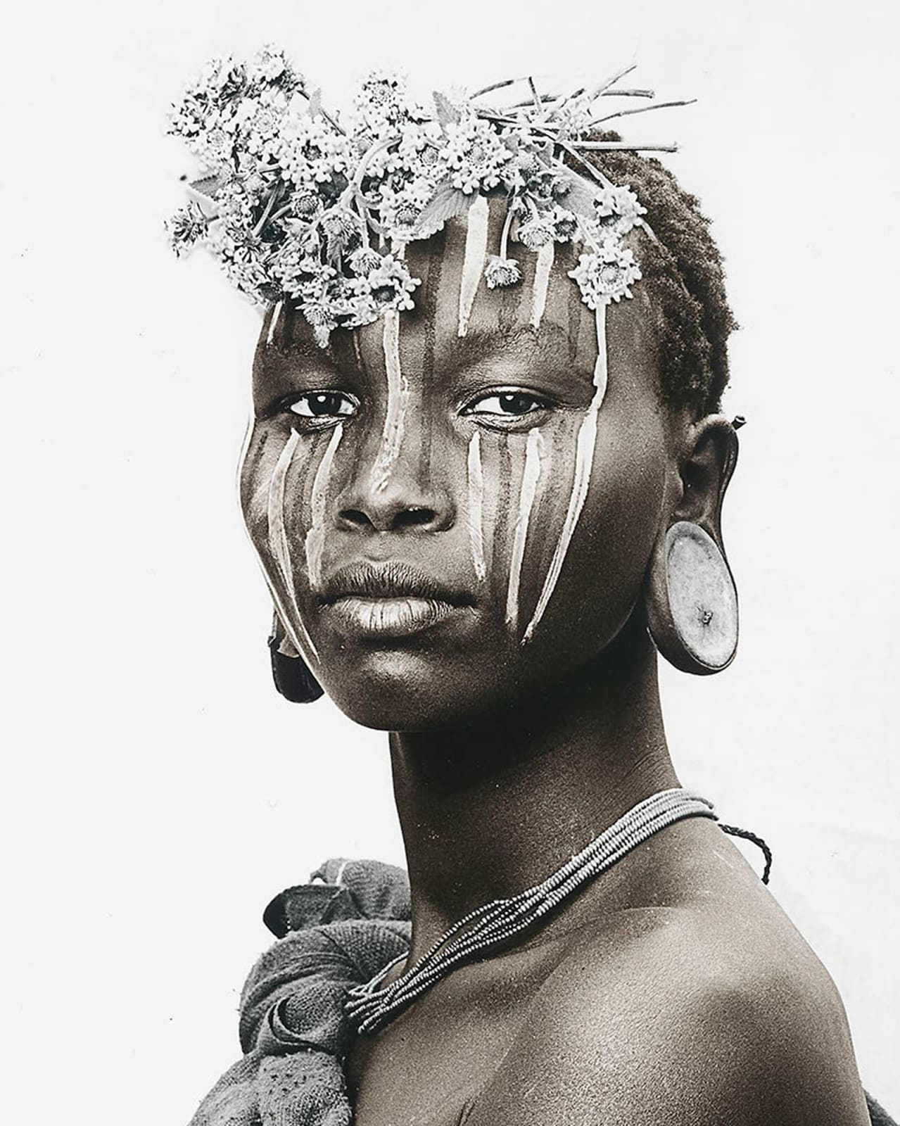 Jan C. Schlegel, Mother with mushroom, Suri tribe, Ethiopia, 2018