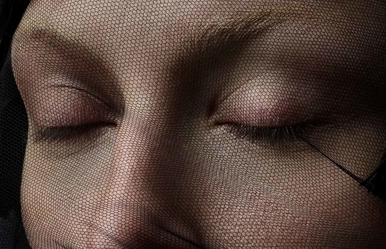 Albert Watson, Maggie Maurer in Veil, Paris, 2021