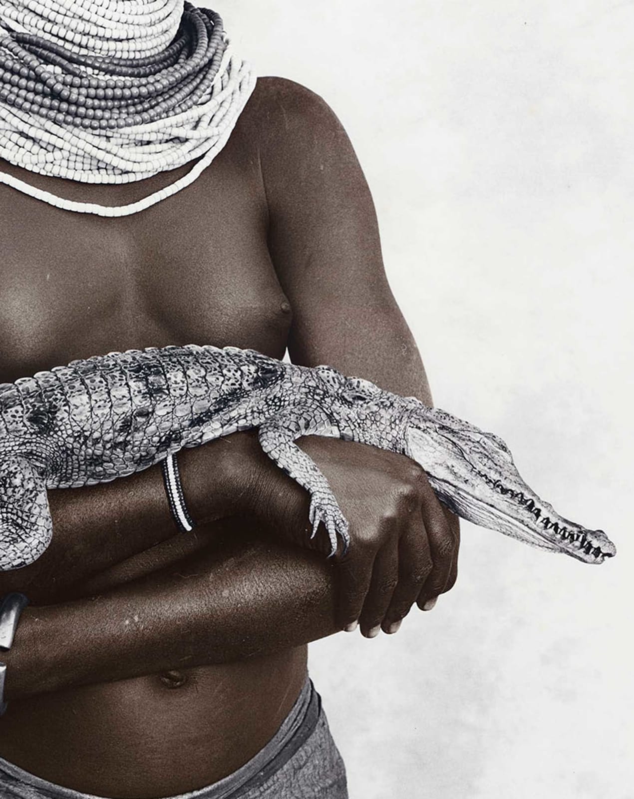 Jan C. Schlegel, Guba with Crocodile, Kara Tribe, Ethiopia, 2009