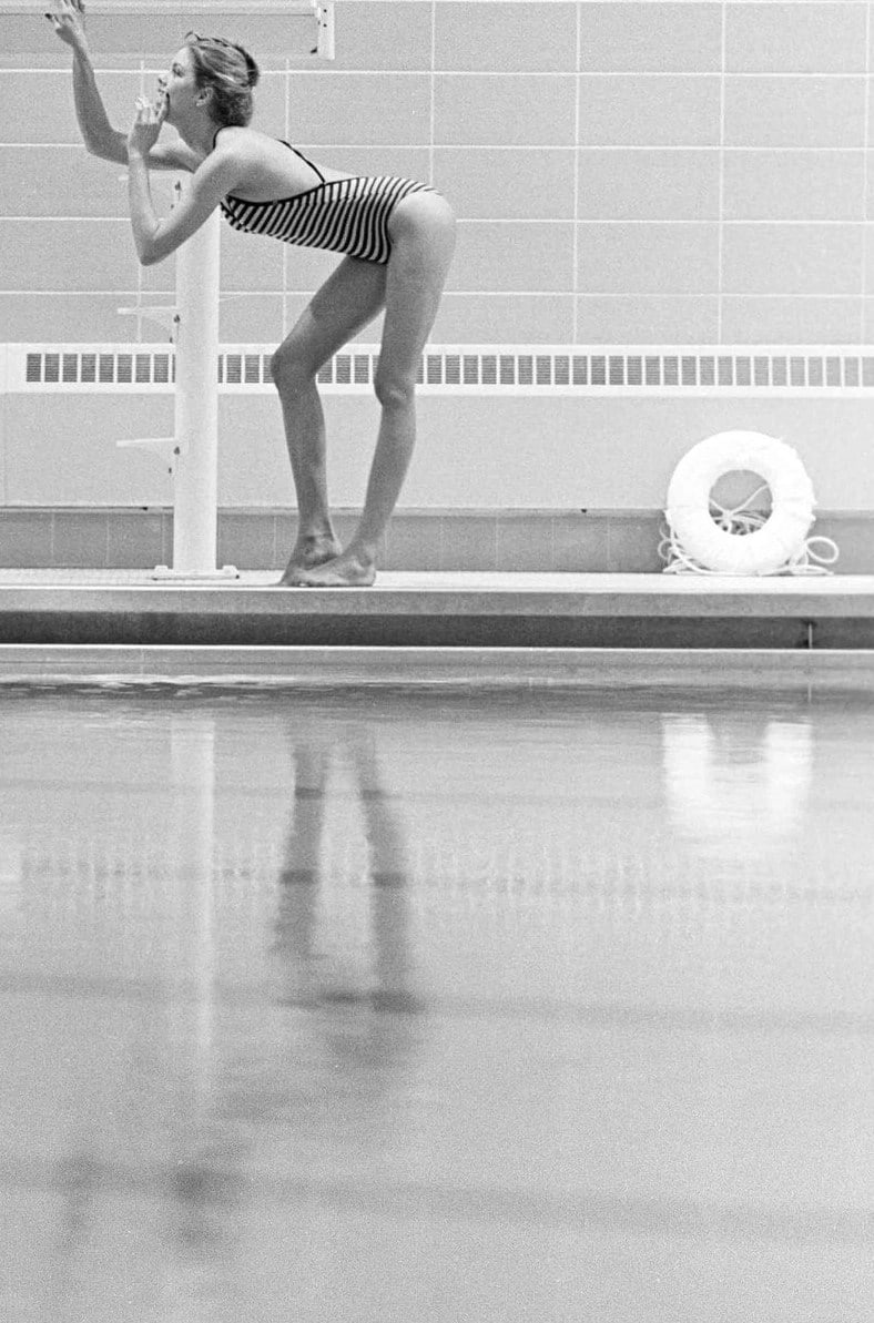 Robert Farber, Gia on a Lifeguard Stand, New York, 1979