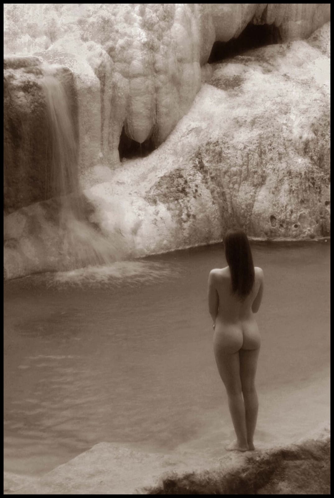 Robert Farber, Nude at a Sulfur Spring, Tuscany, Italy, 2006