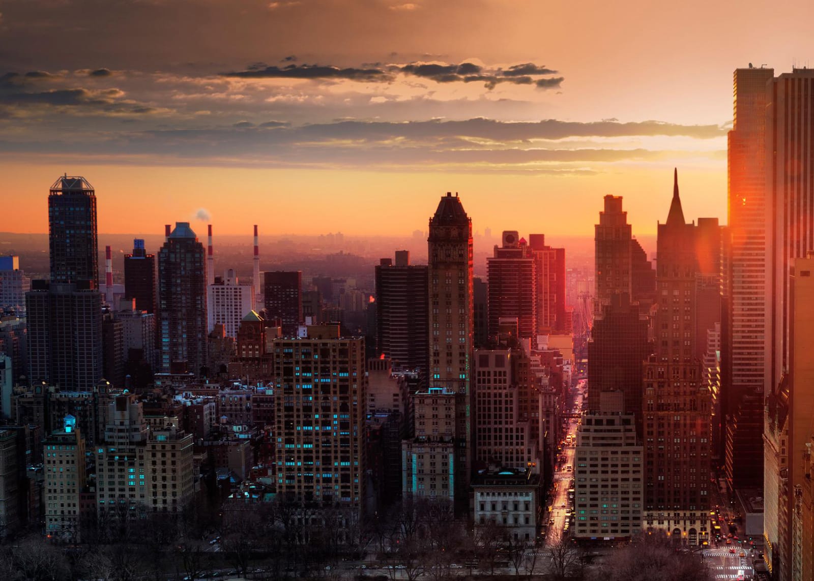 David Drebin, High Rise New York City, Diamond Dust, 2020