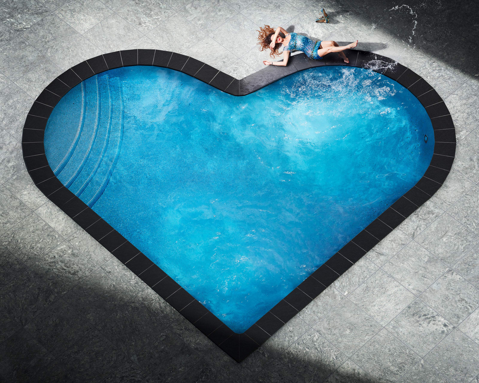David Drebin, Splashing Heart, 2018