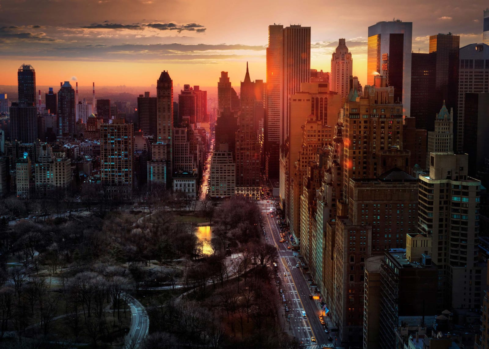 David Drebin, High Rise New York City, Diamond Dust, 2020