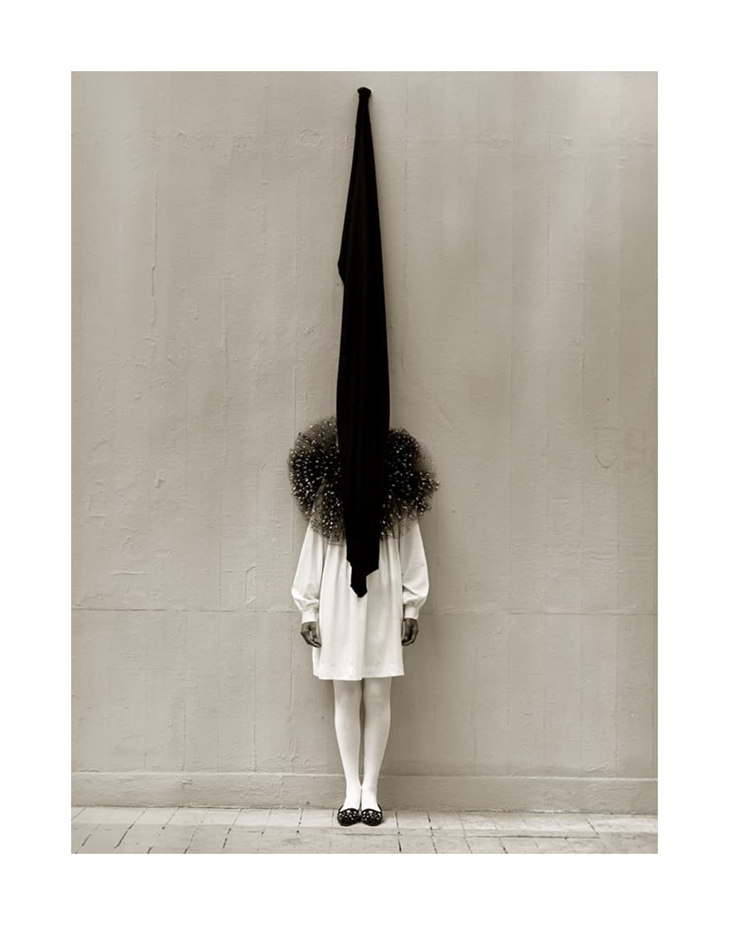 Albert Watson, Leslie Winer in Yohji Yamamoto, London, 1989