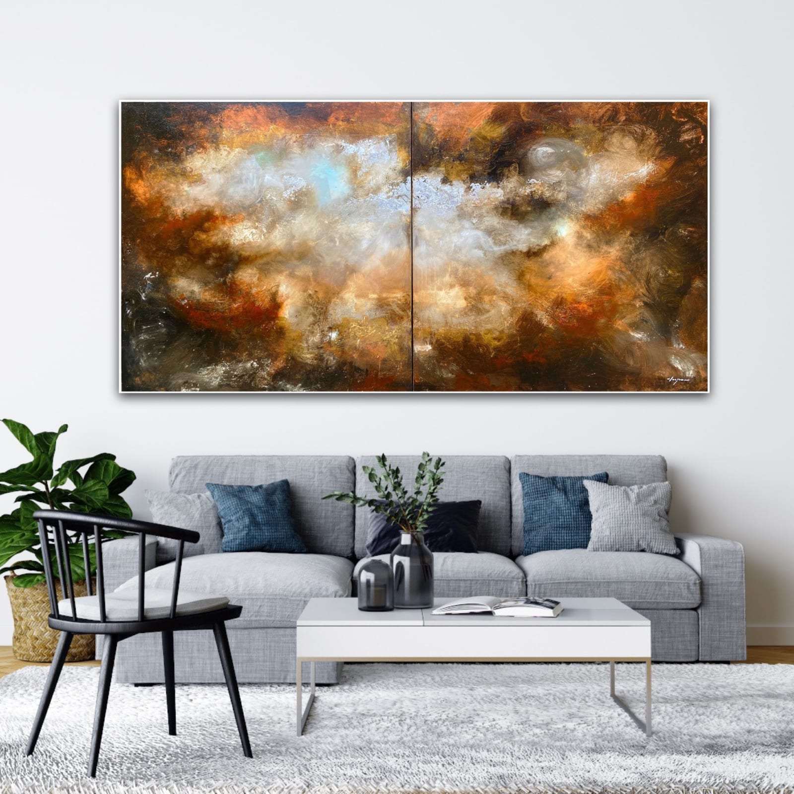 Daniel Hooper, Hades (Diptych), 2021