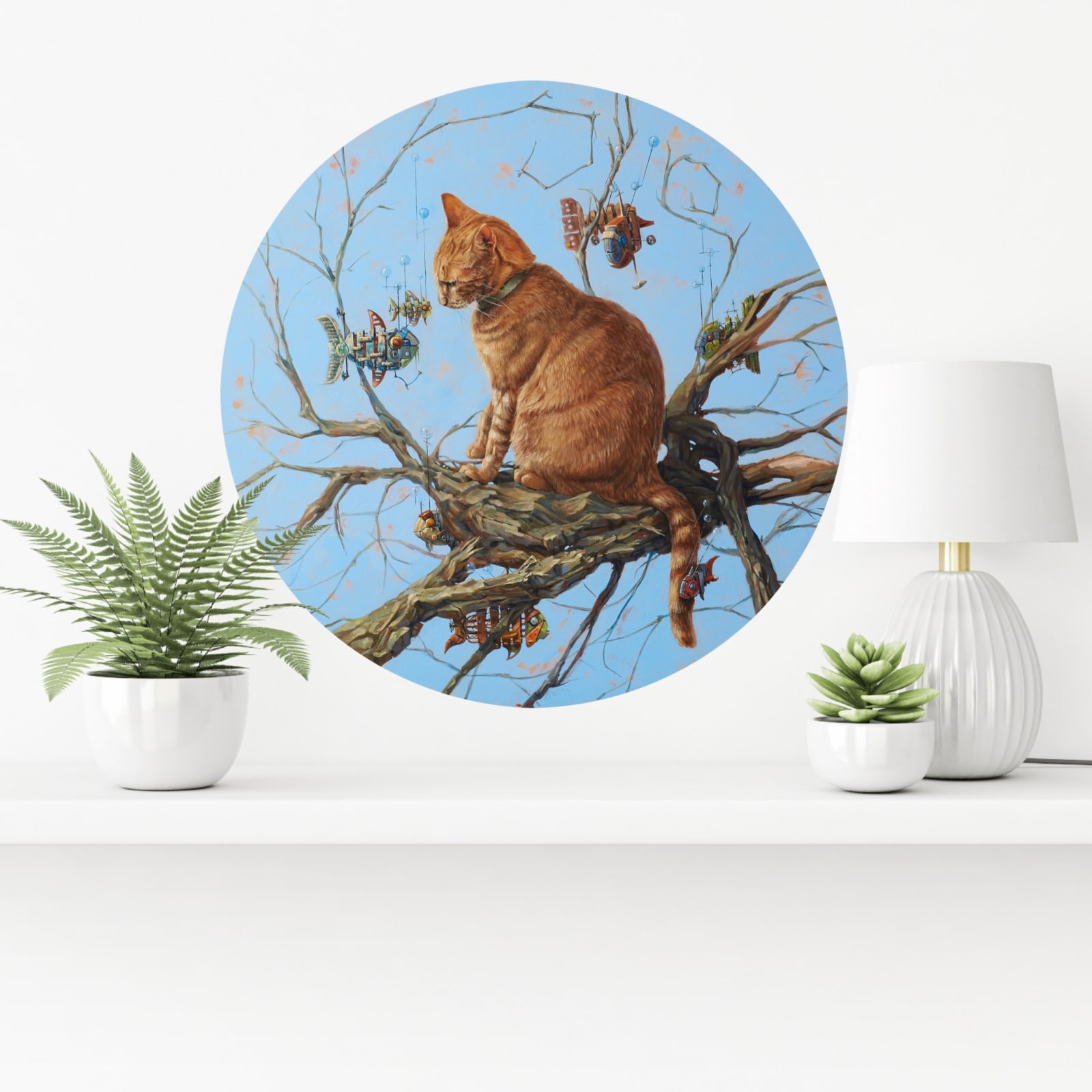 Manuel Luna, Gatos y peces conviven a veces (Cats and fish sometimes coexist), 2021