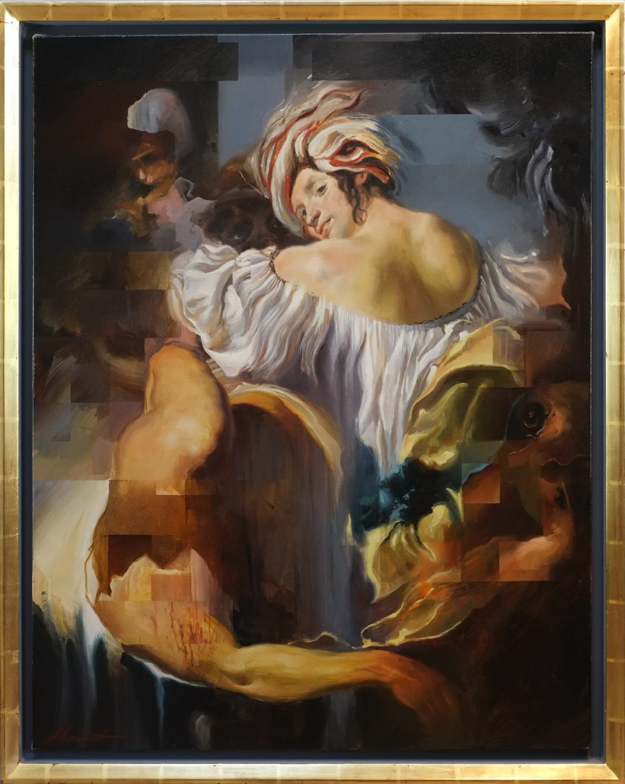 Johnny Morant, Judith in the Tent of Holofernes, after Johann Liss