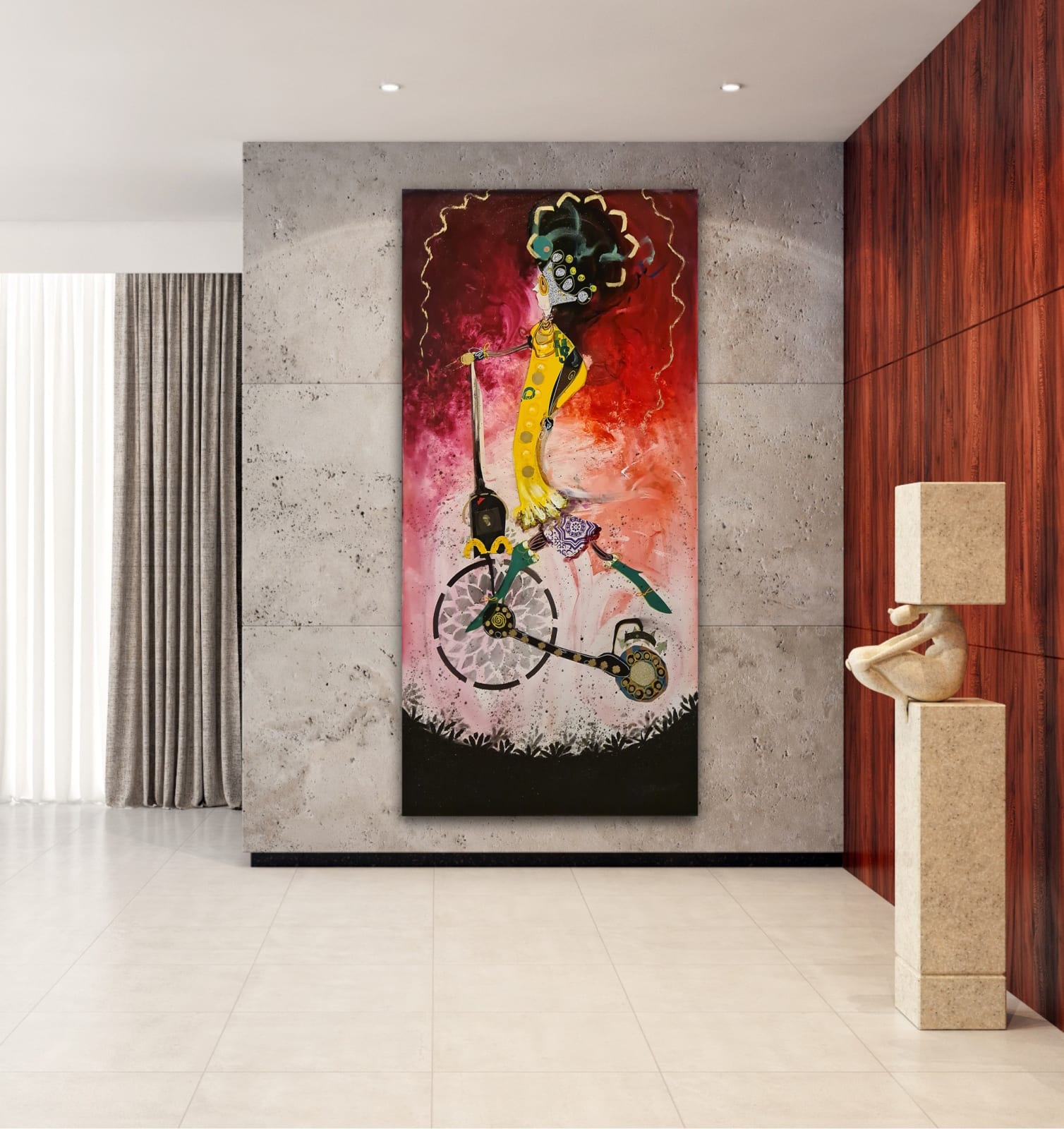 Max Pedreira, Die prinzessin auf 2 rädern (The princess on 2 wheels).