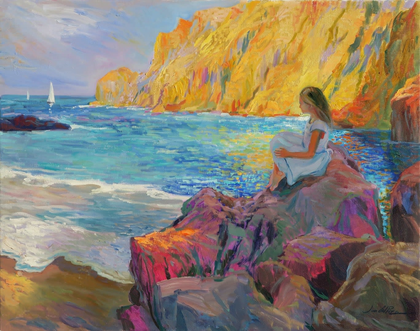 Juan del Pozo, La niña de la roca, 2019