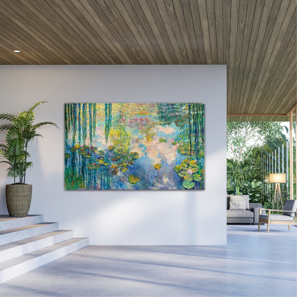 Juan del Pozo, Water Lilies & Clouds