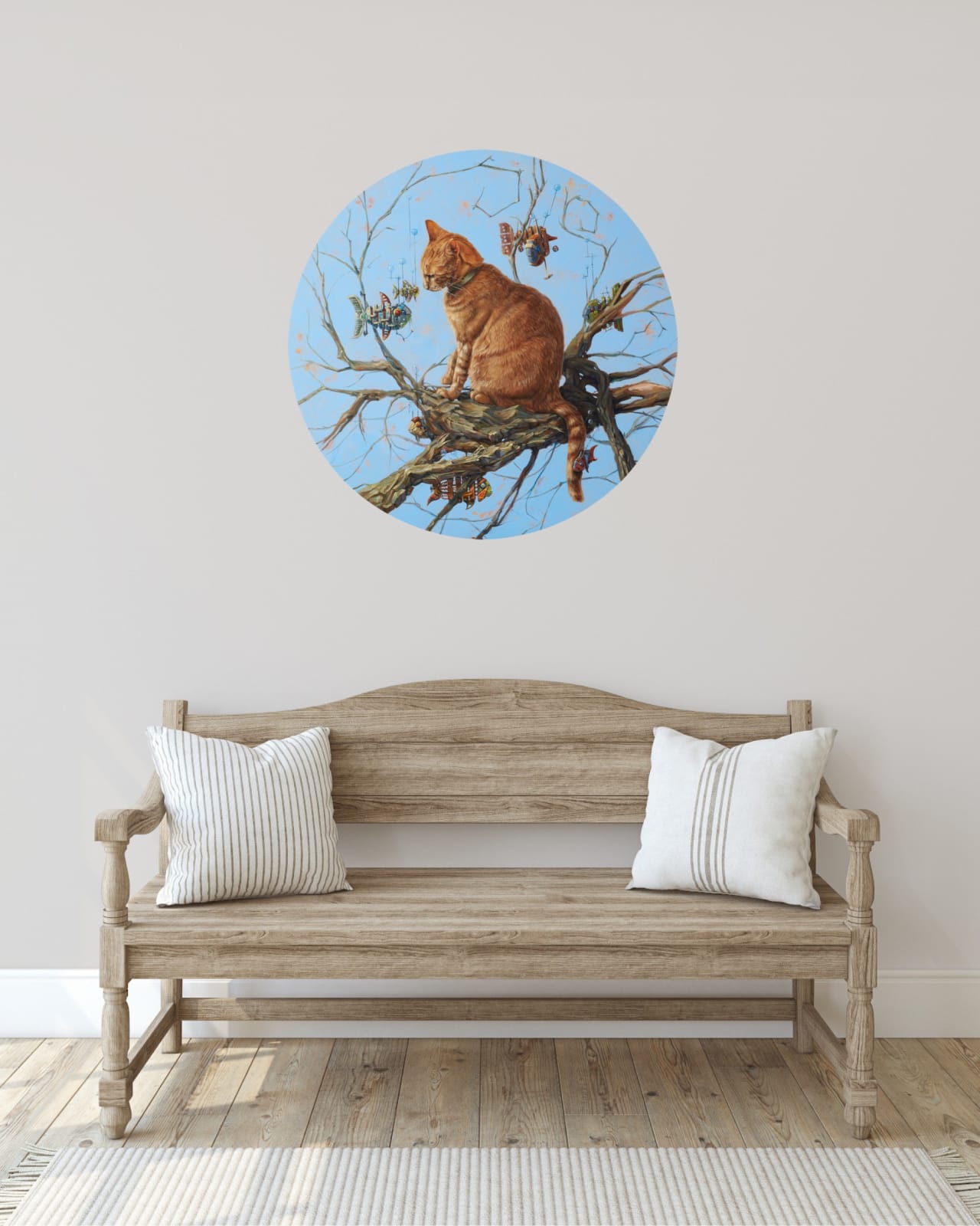 Manuel Luna, Gatos y peces conviven a veces (Cats and fish sometimes coexist), 2021