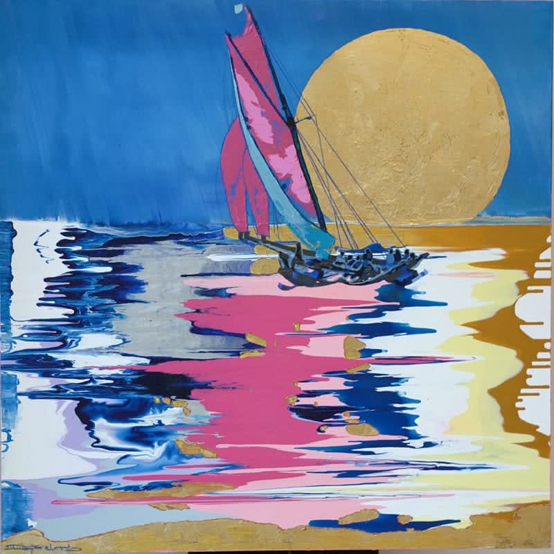 REBECCA GRANT DE LONGUEUIL, Blushing Sea