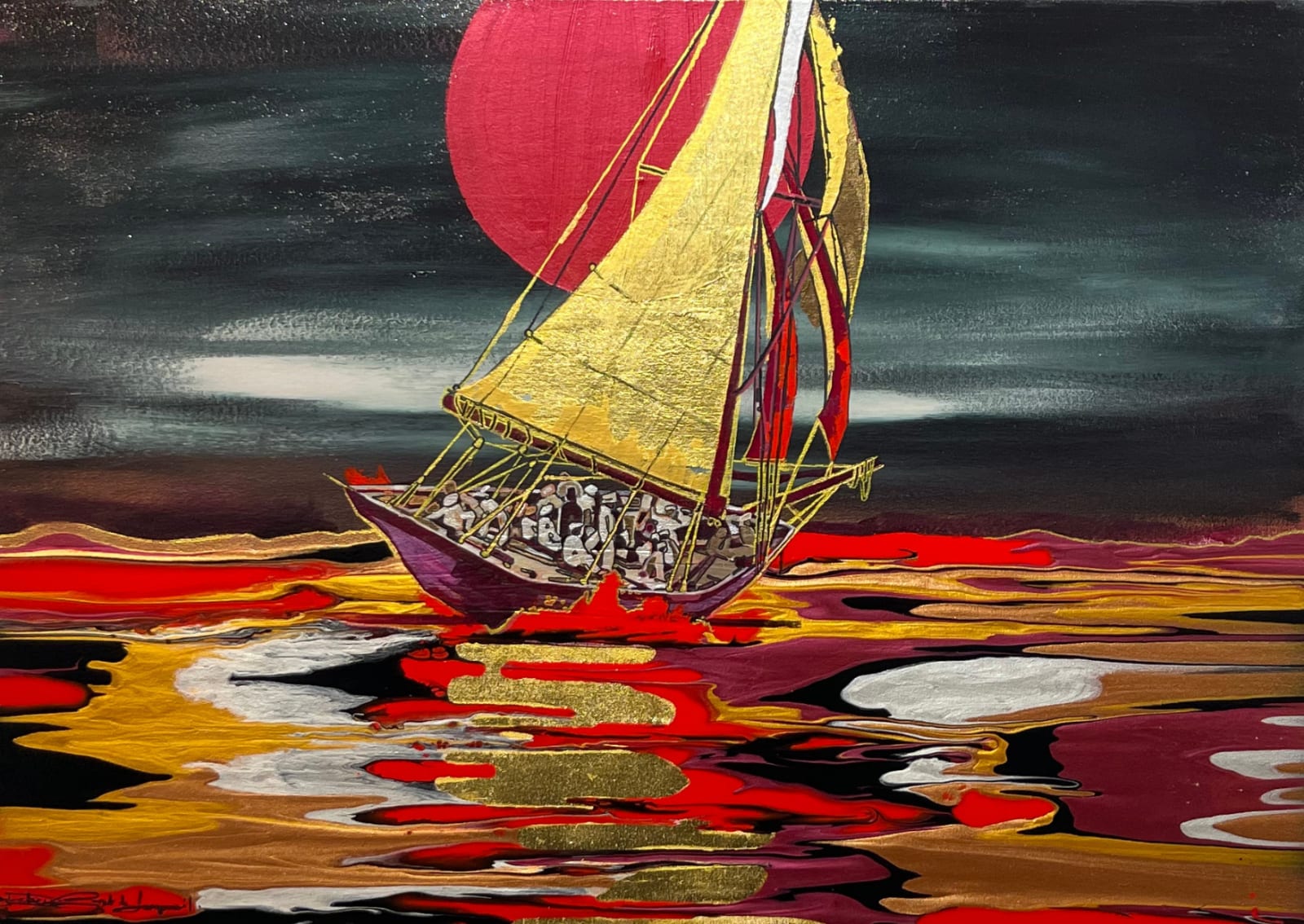 REBECCA GRANT DE LONGUEUIL, Blood Moon