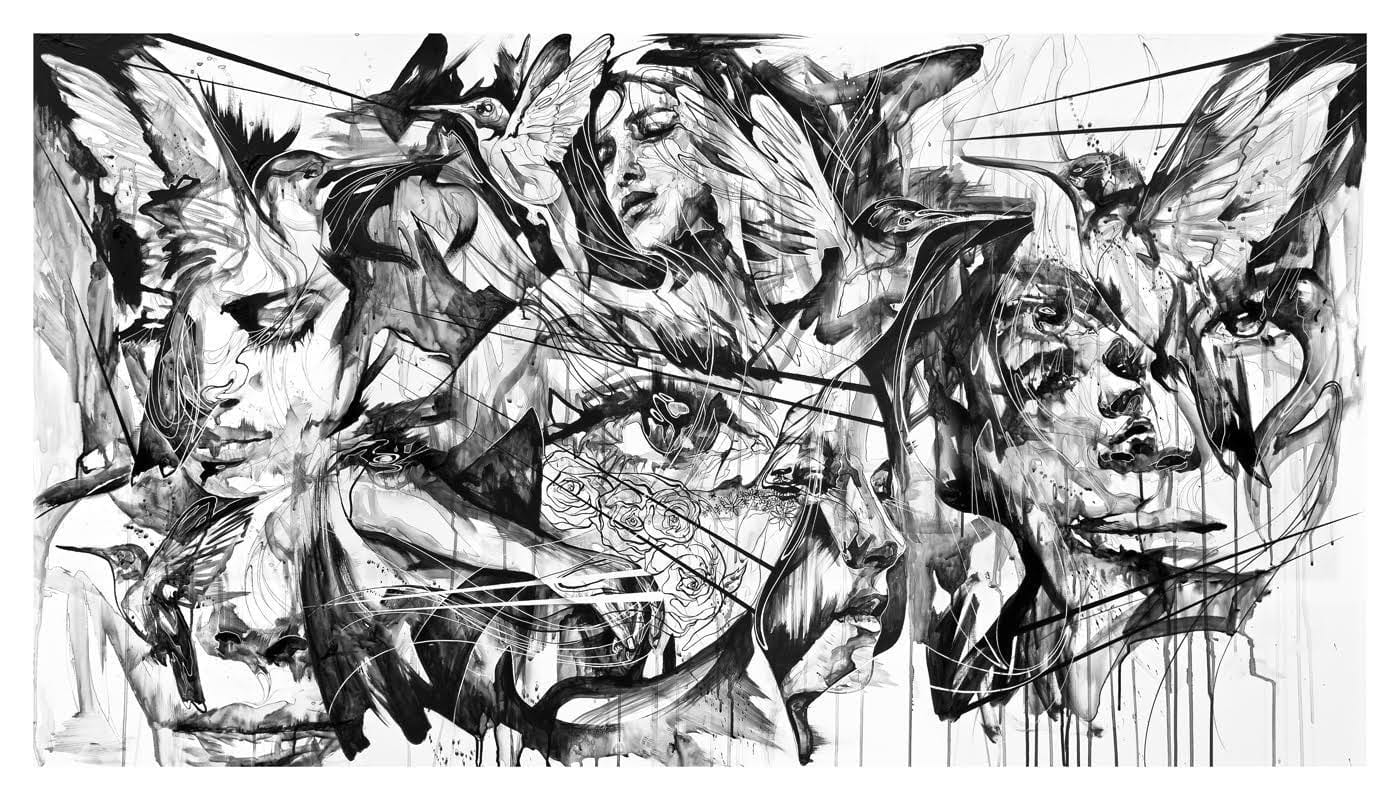 Danny O'Connor, PRINT - The Beautiful Chaos of the Summer Birds Song, 2019