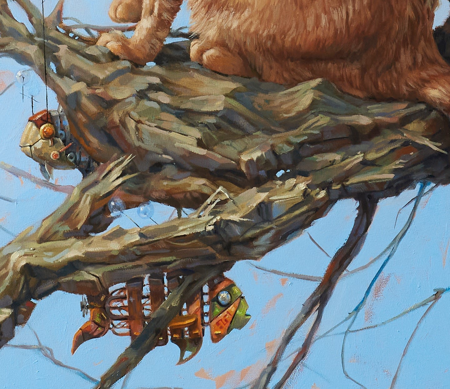 Manuel Luna, Gatos y peces conviven a veces (Cats and fish sometimes coexist), 2021