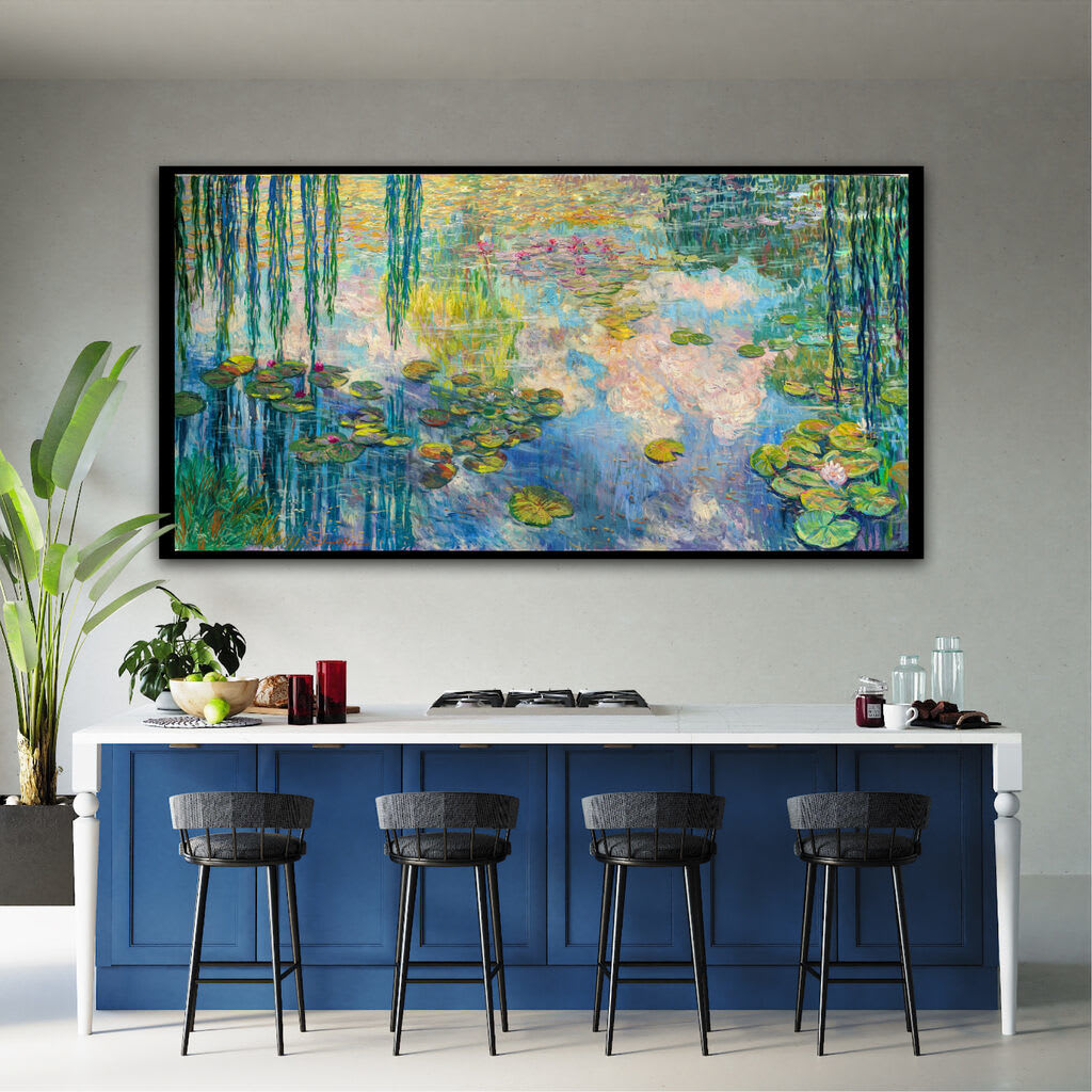 Juan del Pozo, Water Lilies & Clouds
