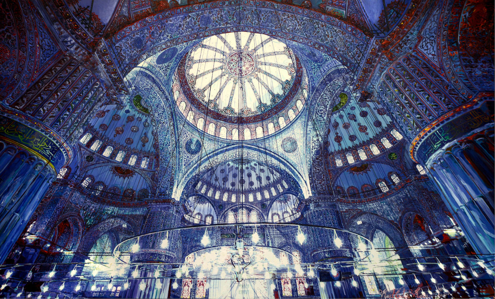 Karl Talip Kara, Sultan Ahmet Mosque Istanbul
