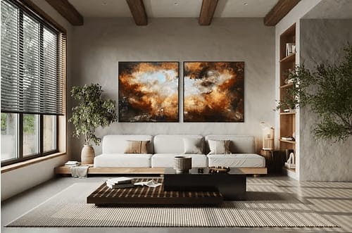 Daniel Hooper, Hades (Diptych), 2021