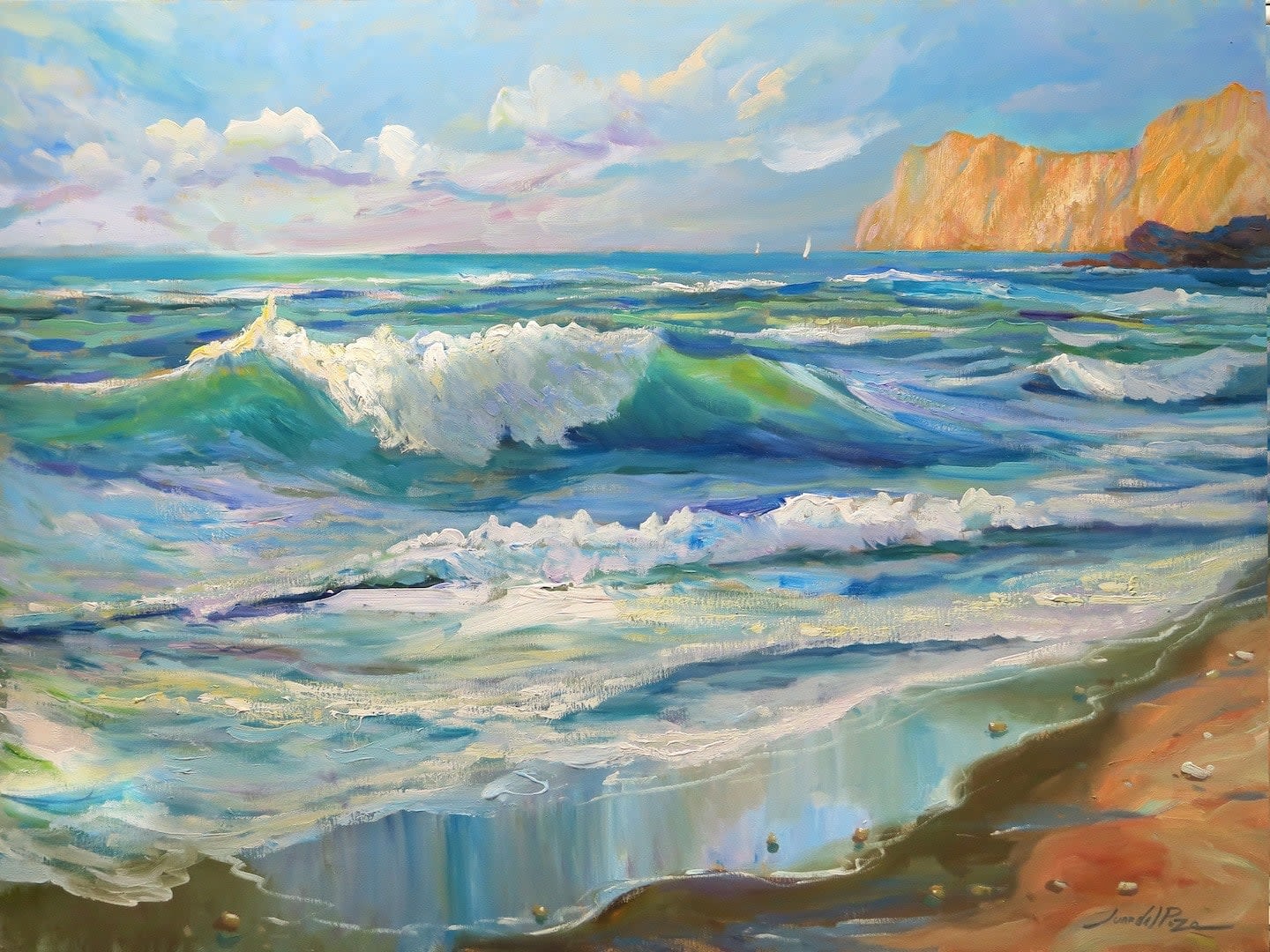 Juan del Pozo, The beach, 2019