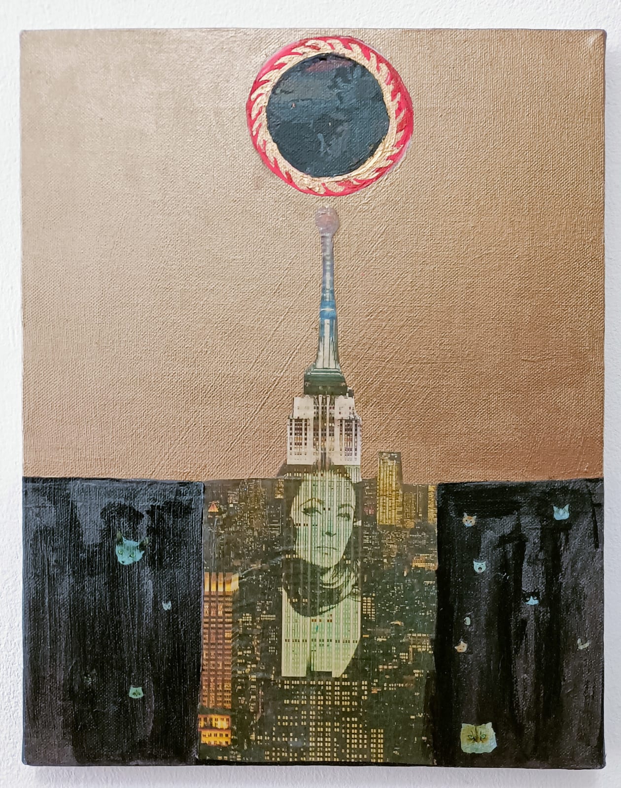 Kathe Burkhart, Manhattan Eclipse, 2003