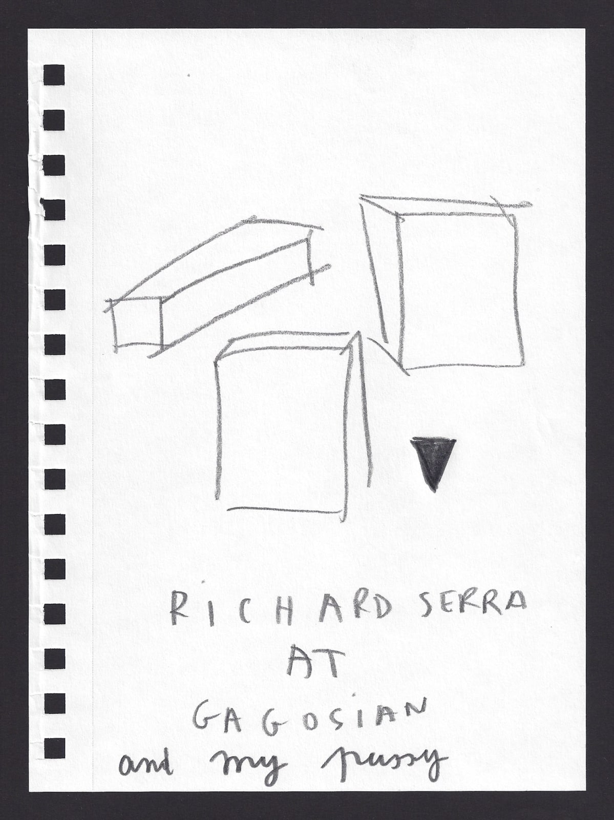 Anne-lise Coste, Richard Serra, 2012