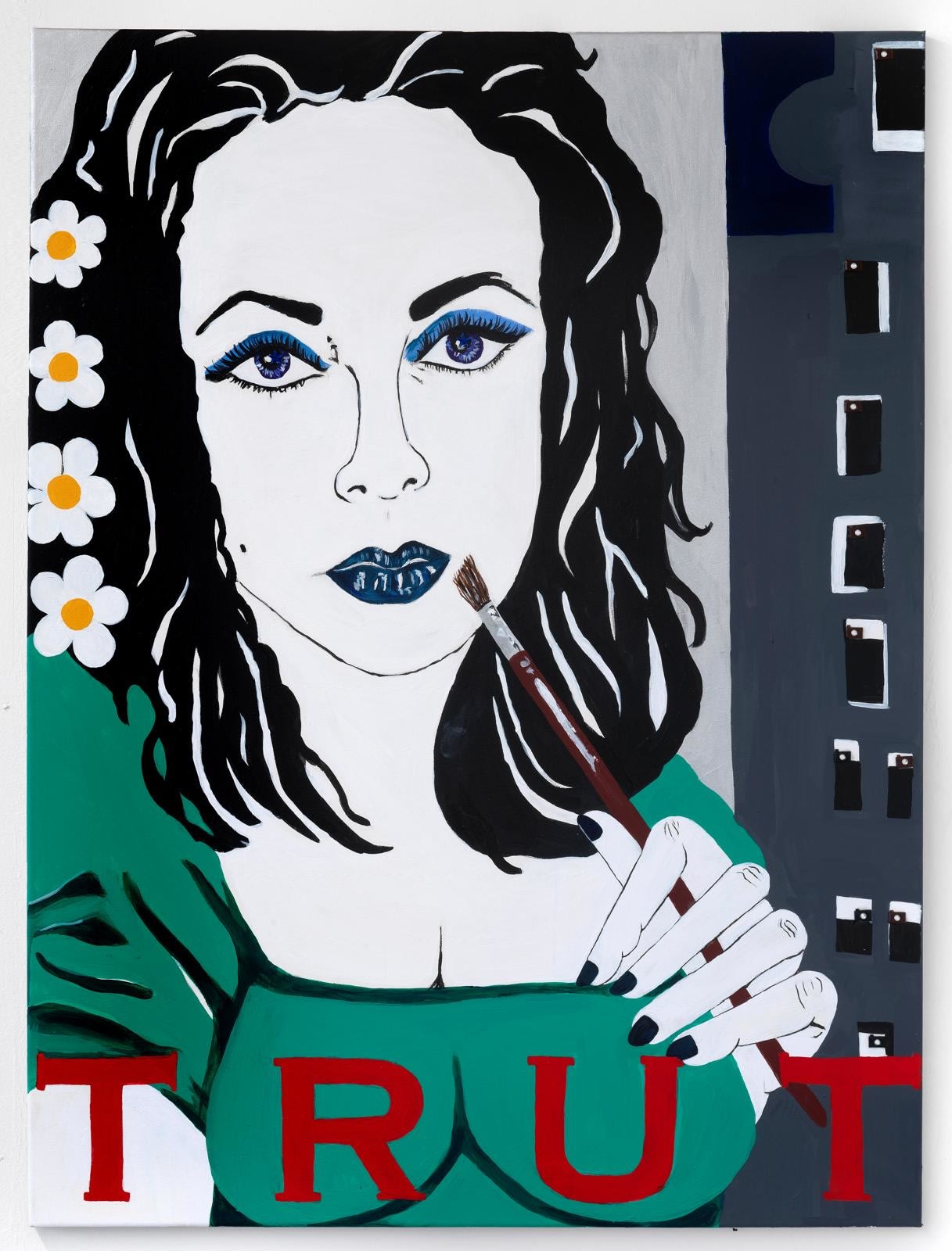 Kathe Burkhart, Trut: from the Liz Taylor Series (The Sandpiper), 2019