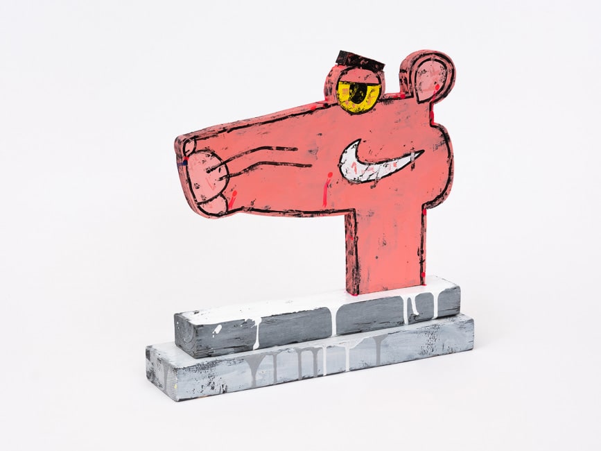 Katherine Bernhardt 캐서린 번하드, Panther Panther Rosa Rosa, 2020