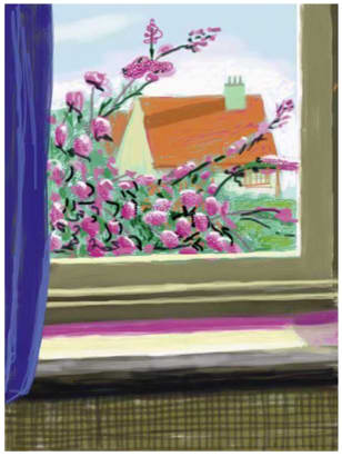 David Hockney, My Window, Art Edition (No. 751–1,000), iPad drawing ‘No. 778’, 17th April 2011, 2019