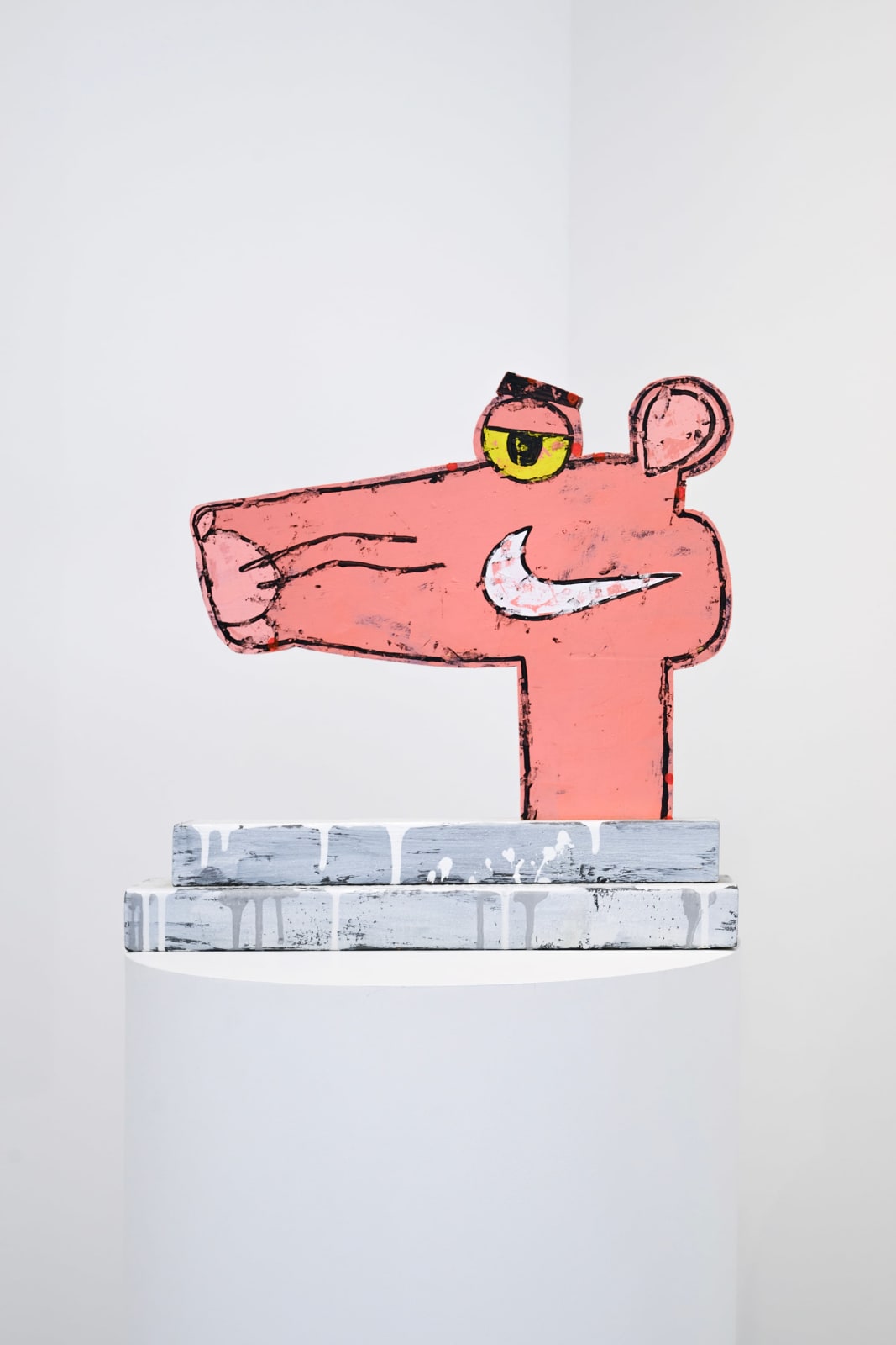 Katherine Bernhardt 캐서린 번하드, Panther Panther Rosa Rosa, 2020