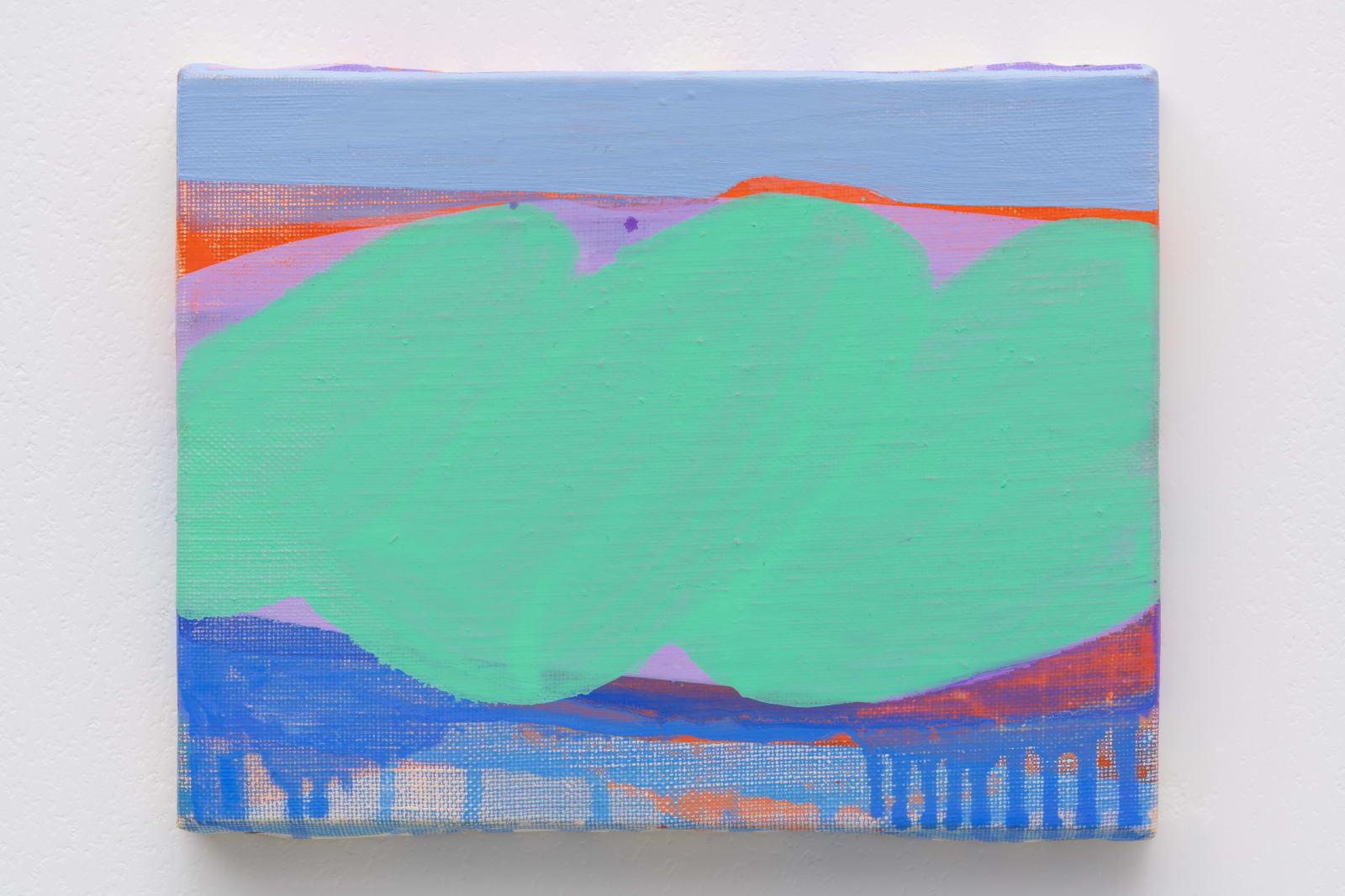 Jo Hyunsun 조현선, Puddle Jumper_Mini_Oval Greenish Shapes, 2023