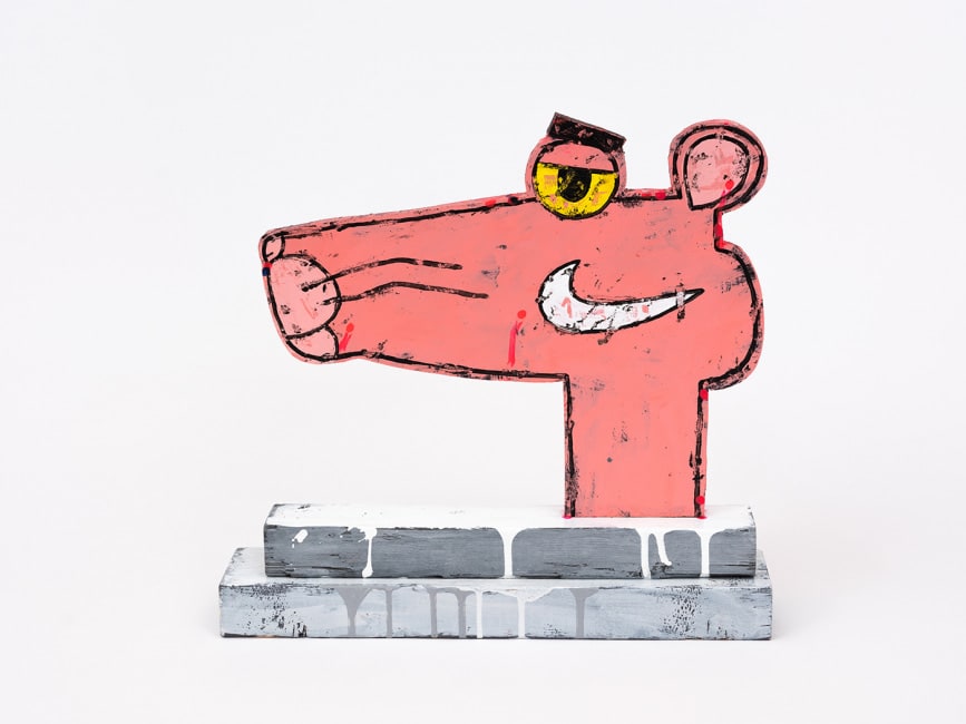 Katherine Bernhardt 캐서린 번하드, Panther Panther Rosa Rosa, 2020