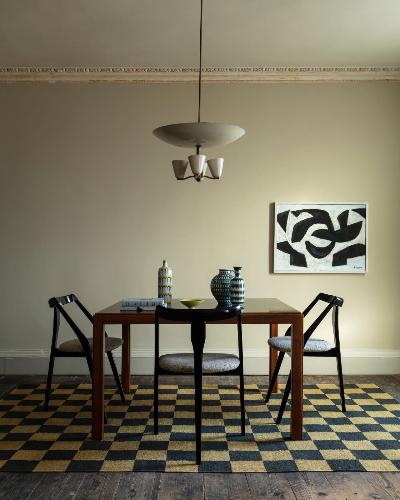 Vanderhurd x 8 Holland Street: Checkerboard, Queen, Woven Dhurrie, Medium