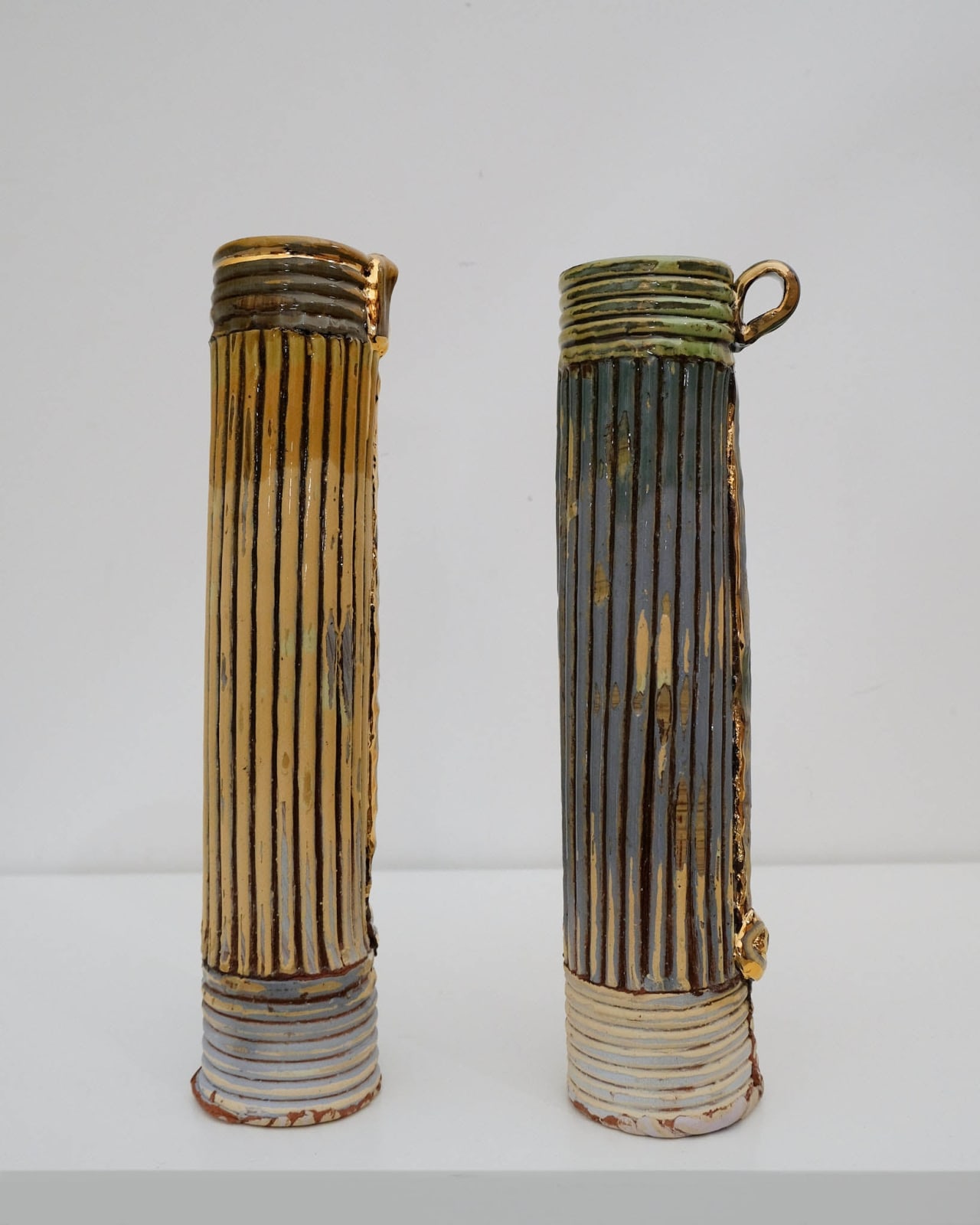 Camille Biddell, Tall corrugated vase