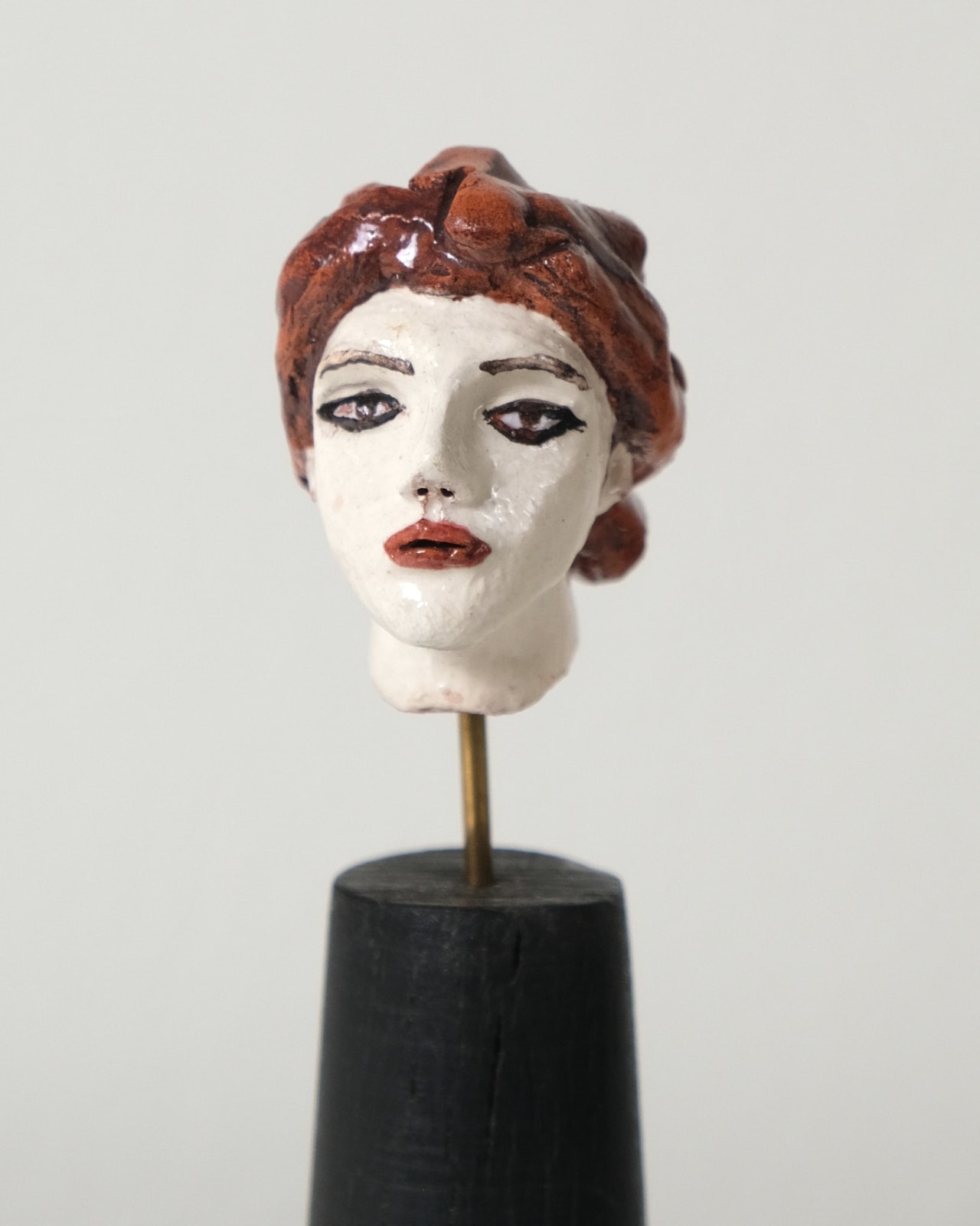 Amata Benedict, Miniature Head Candlestick XII