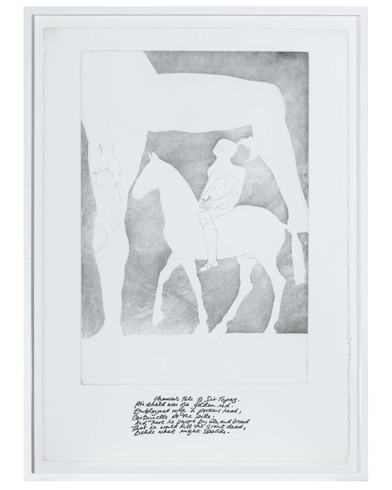 Elisabeth Frink, The Canterbury Tales: Tale of Sir Thopas