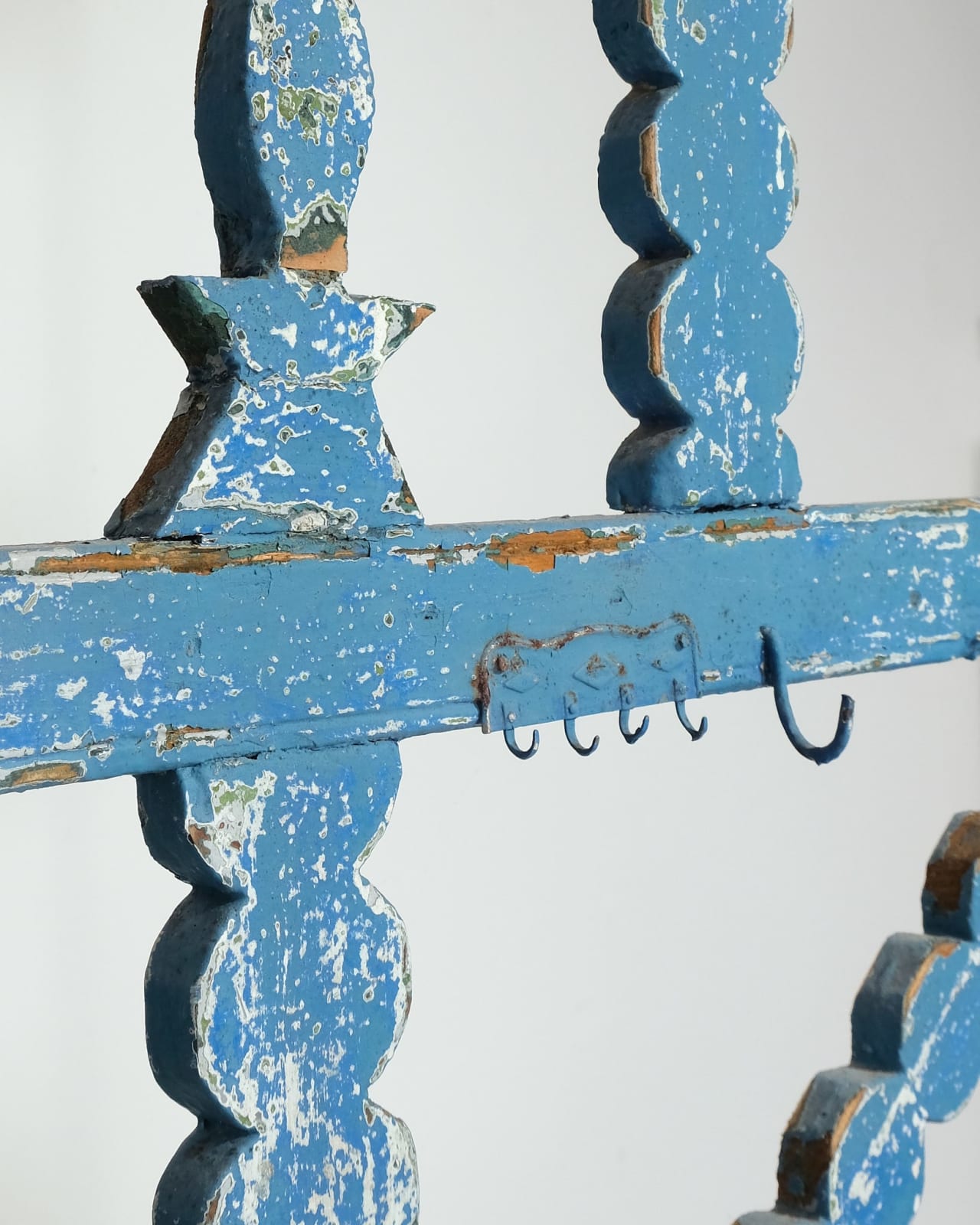 19th Century, Decorative Wall Shelf with Drawers