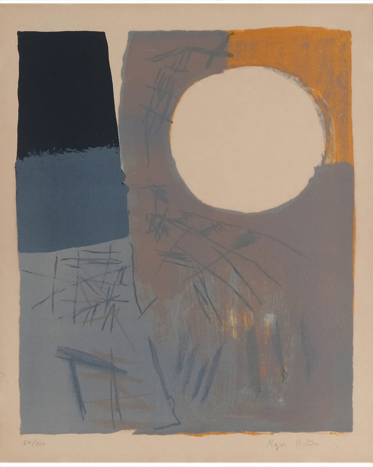 Roger Hilton, Untitled, from the portfolio 'Douze Lithographies originales en couleurs'