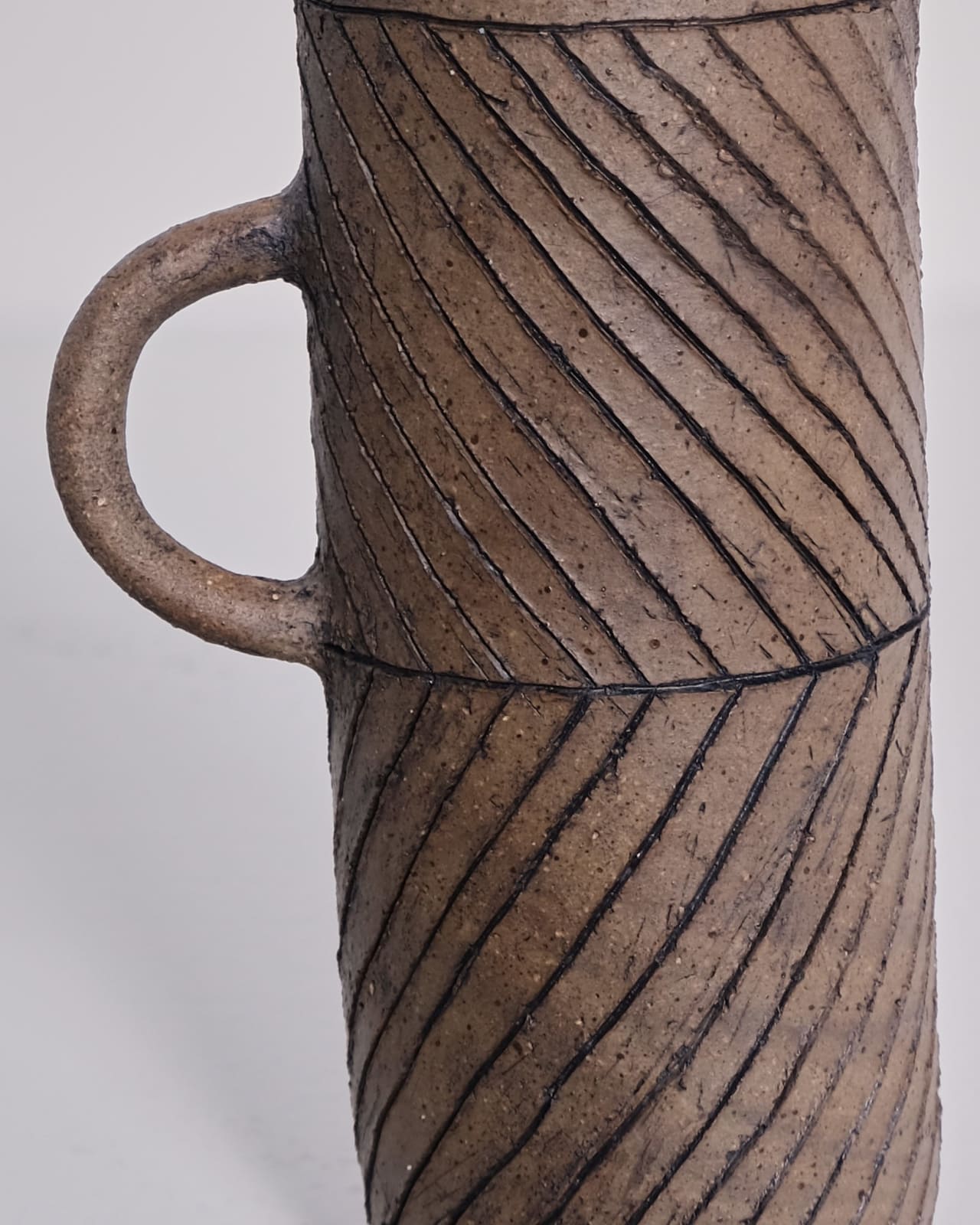 Jane Kite, Small Jug (dark chevron)
