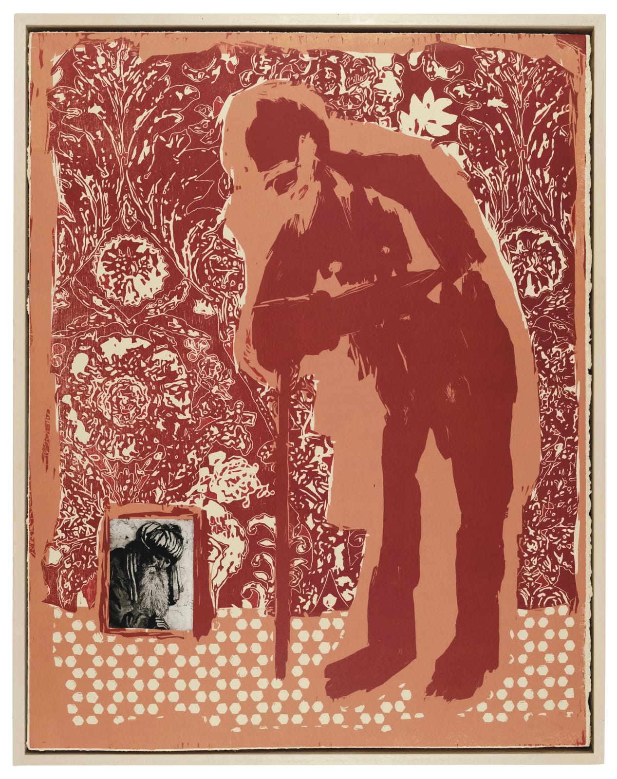 Jake Garfield, Man Thinking About A Picture (framed)