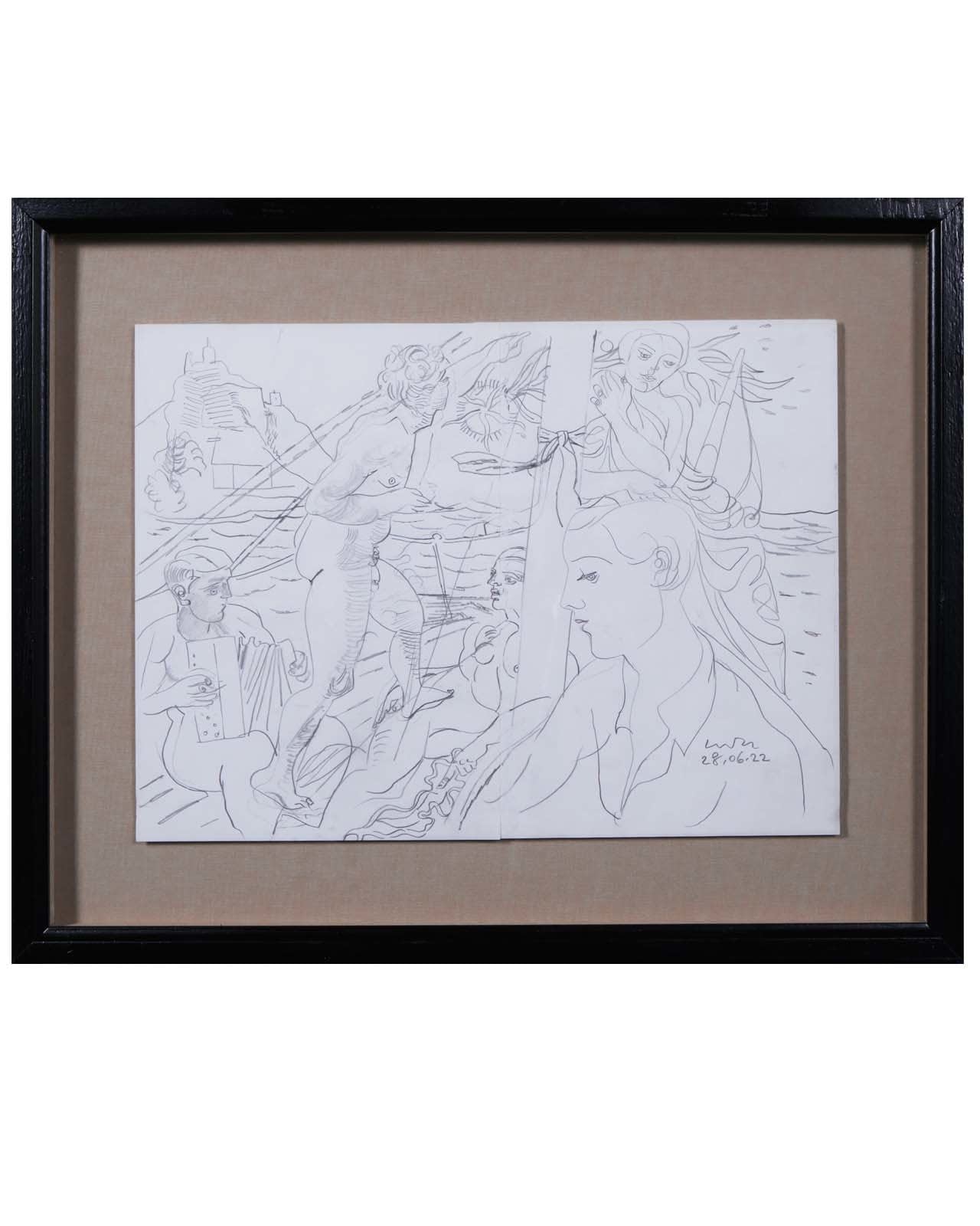 Luke Hannam, Raising Sails for Serendipity, 2022