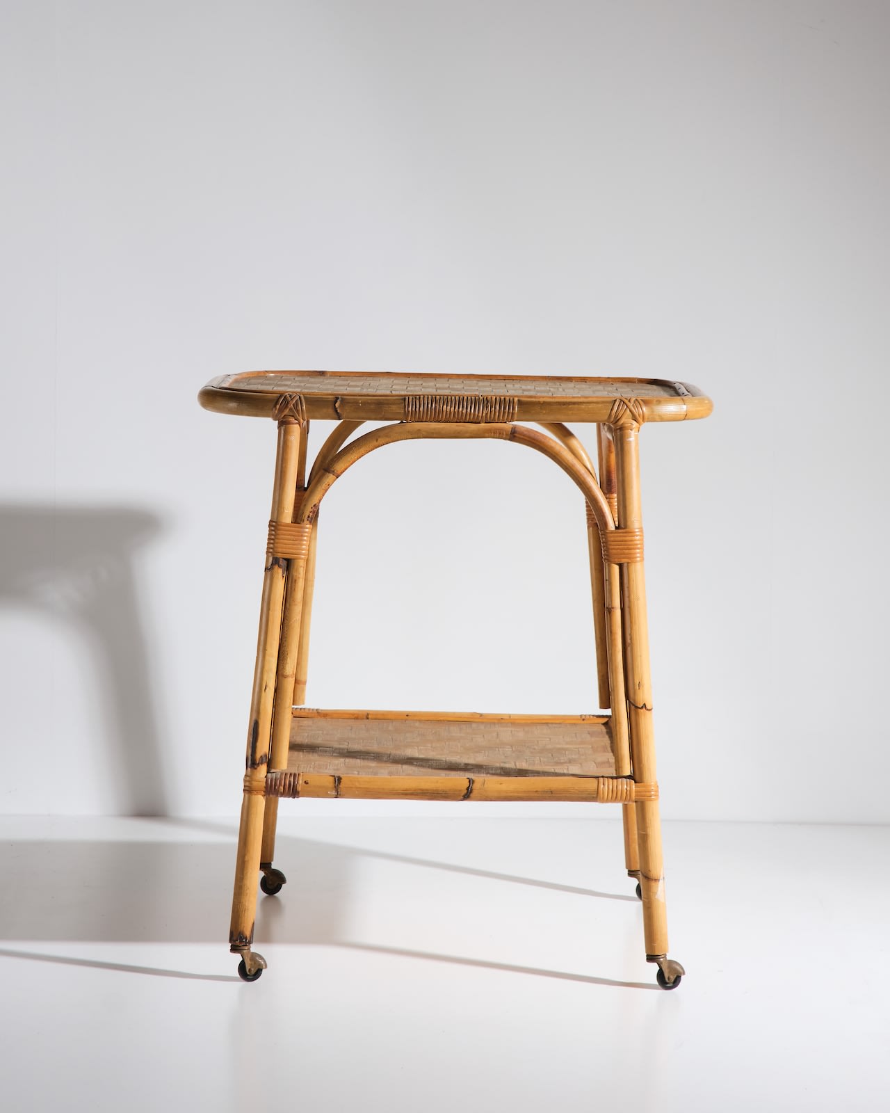 Italian, Side table on wheels