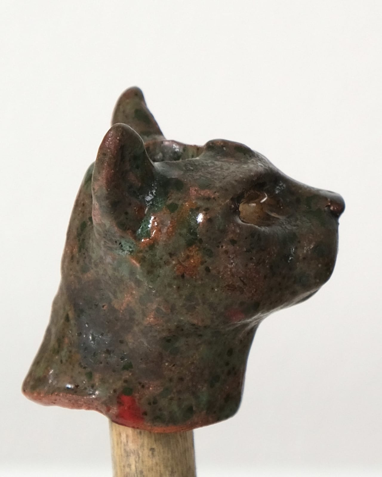 Amata Benedict, Miniature Head Candlestick XIII