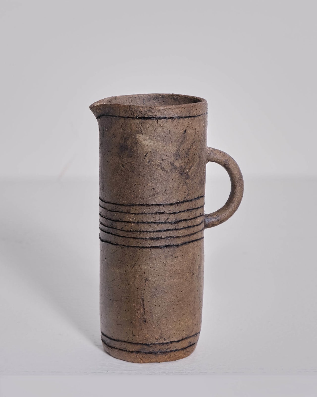 Jane Kite, Small Jug (dark horizontal bands)