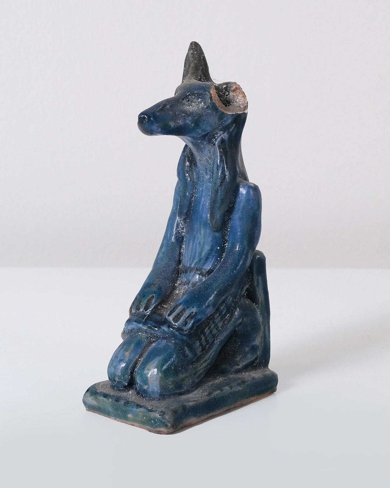 Amata Benedict, Miniature Head Candlestick VI, Relic Anubis