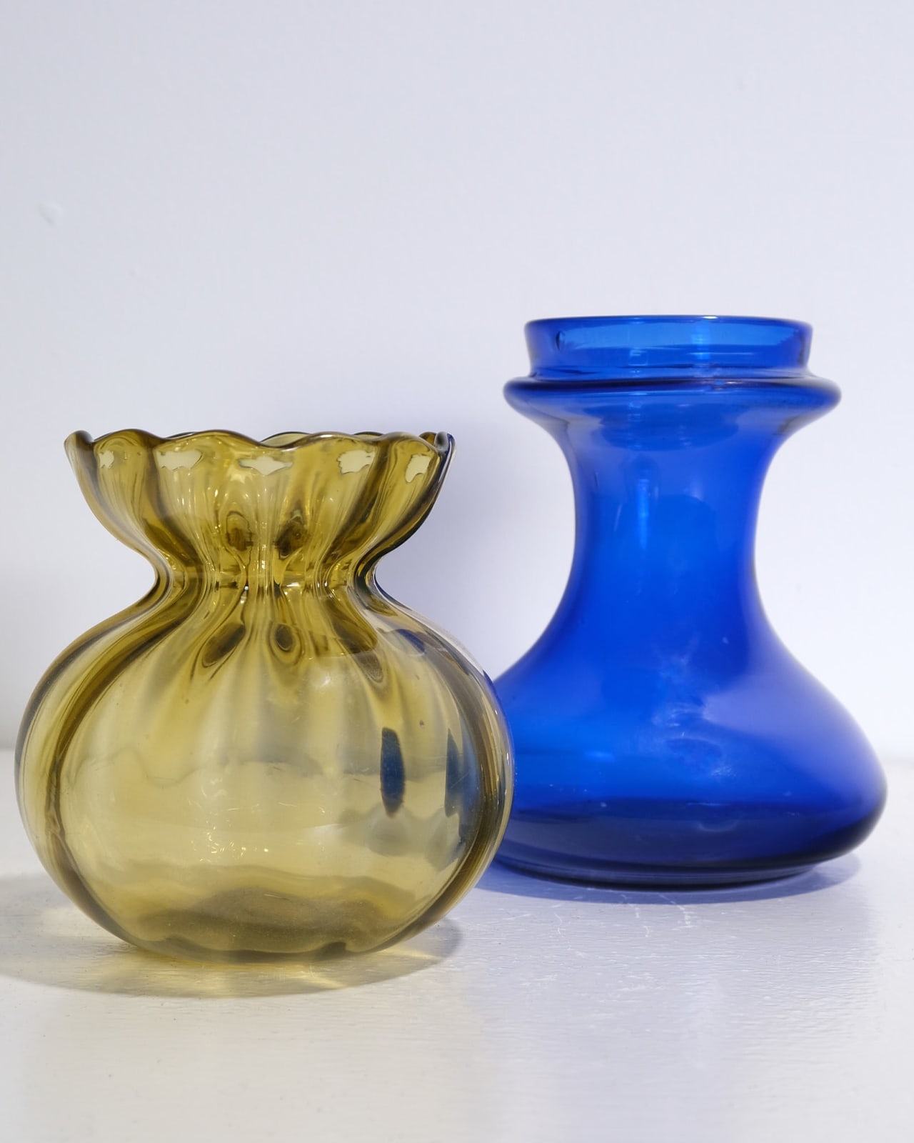 20th Century, Ruffle Fluted Vase