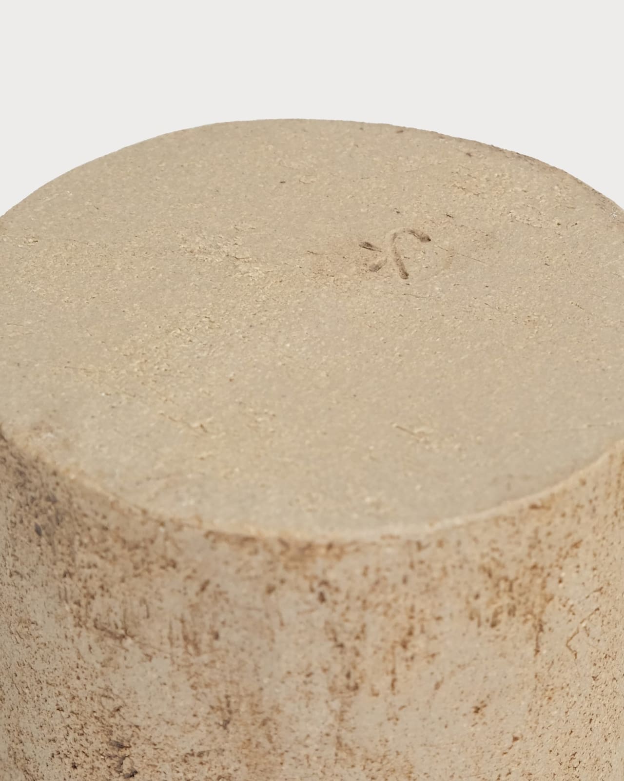 Jane Kite, Tall Vase with Crosshatch Sgraffito Detailing