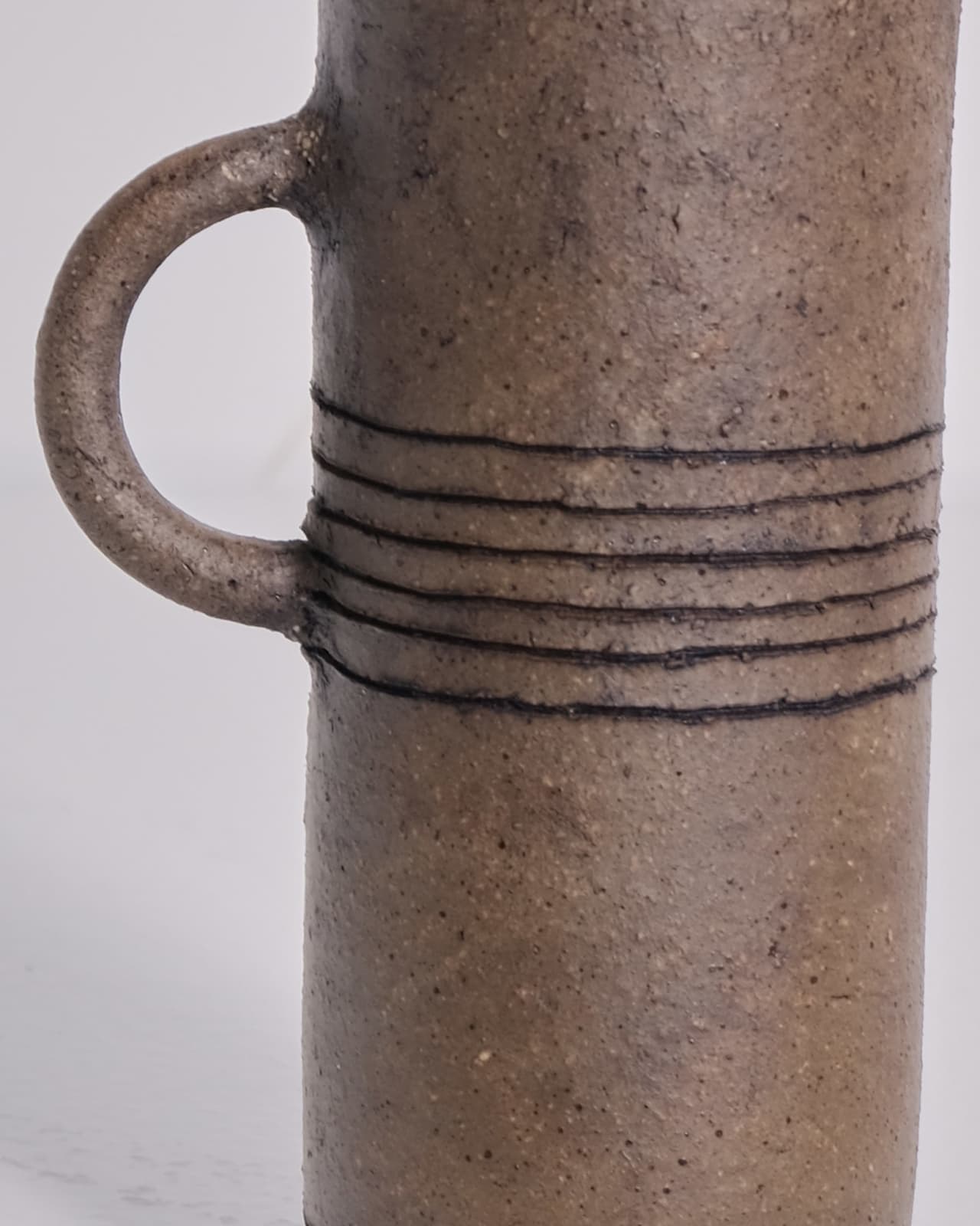 Jane Kite, Small Jug (dark horizontal bands)