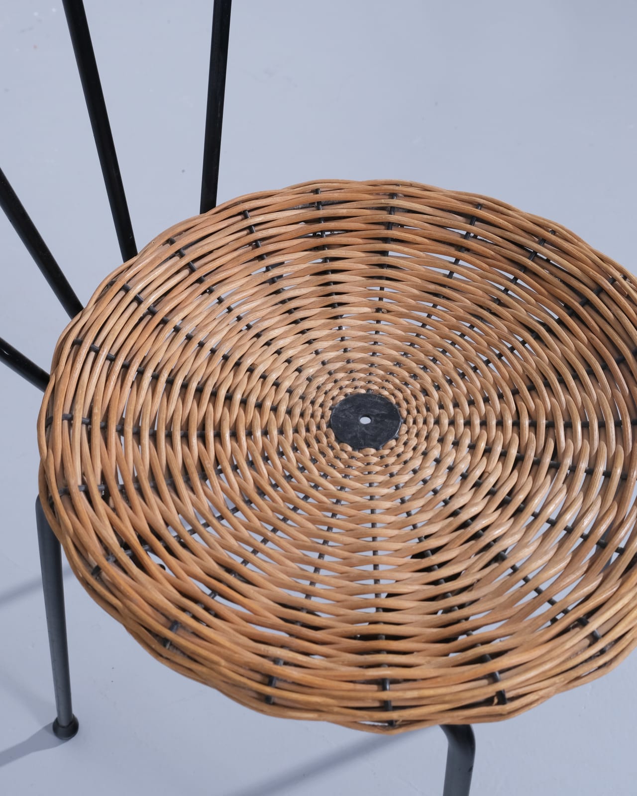 British, Woven Decorative Side Chair